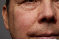 Face Cheek Skin Man Chubby Wrinkles Studio photo references